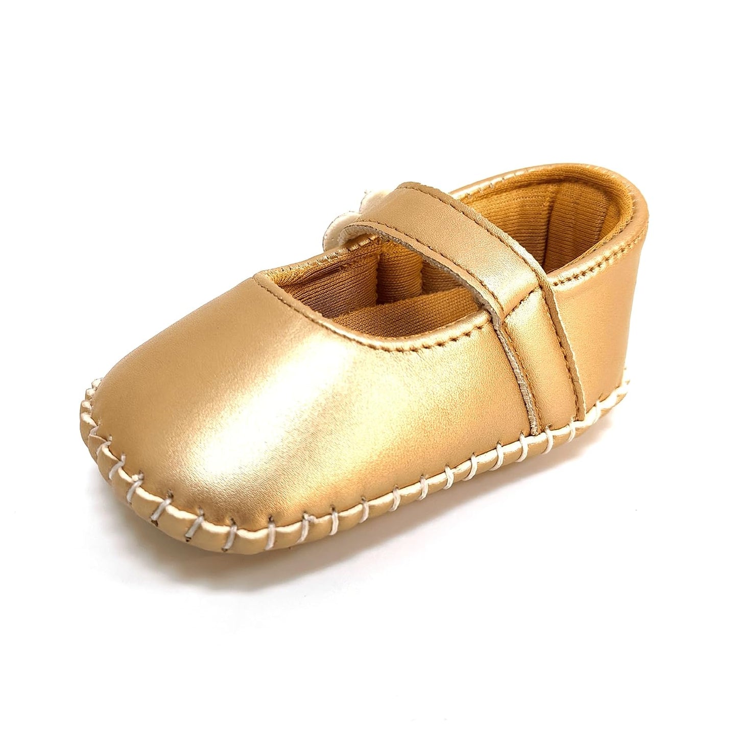 Nuluv Infant Girl's Kids Shoes Booties for Baby Girls| Golden