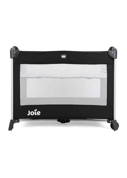 Joie Kubbie Playpen Playard for Baby - Lightweight Travel Cot & Crib, Removable Bassinet, Convertible Compact Fold for Easy Storage, 0 to 15 Kgs