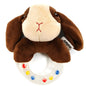 Puppy Rattle Plush Toy, Soft Grip, Colorful Beads for Sensory Development, Perfect for 3 Months+ Babies