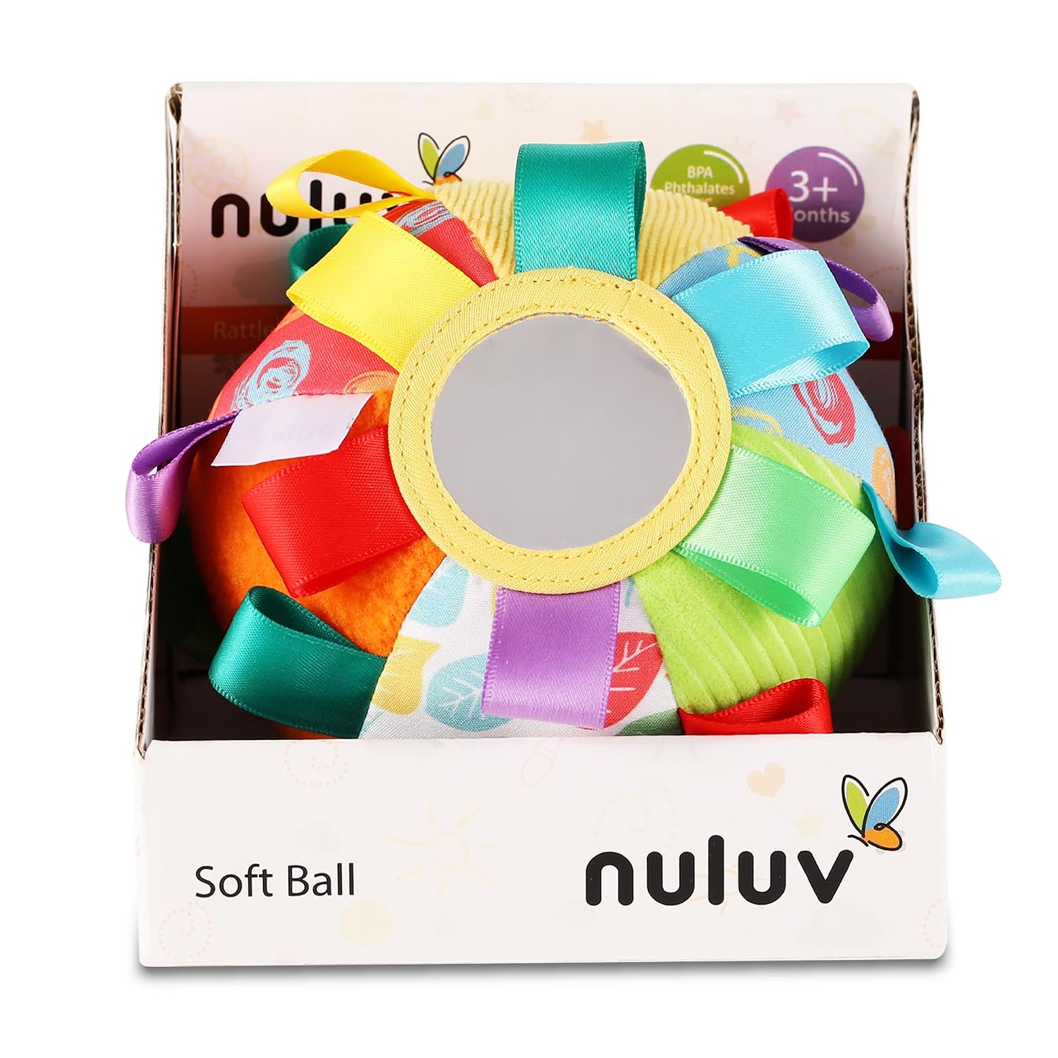 Activity Ball for Kids, Learning and Activity Playball, Infant, Toddler, and Preschool Toy for 3+ Months Old, Improves Fine Motor and Cognitive Skills, BPA, Phthalates and PVC Free, Multicolour