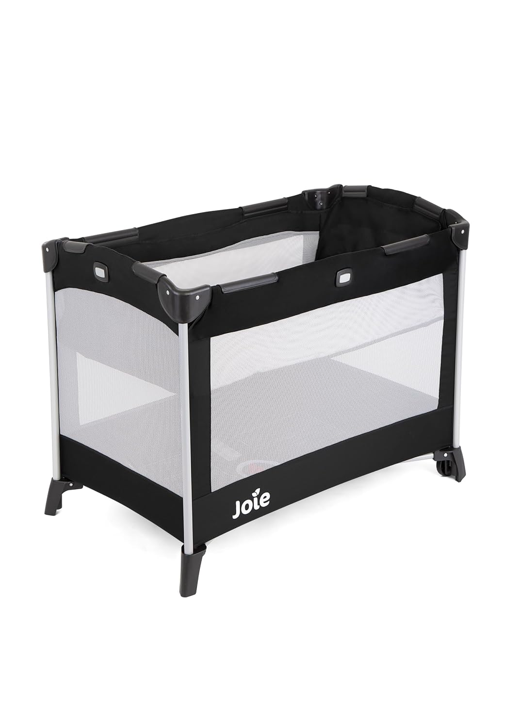 Joie Kubbie Playpen Playard for Baby - Lightweight Travel Cot & Crib, Removable Bassinet, Convertible Compact Fold for Easy Storage, 0 to 15 Kgs