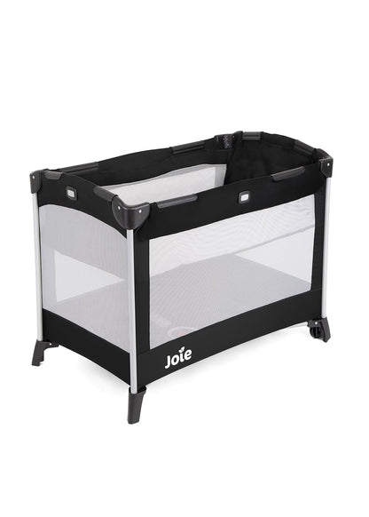 Joie Kubbie Playpen Playard for Baby - Lightweight Travel Cot & Crib, Removable Bassinet, Convertible Compact Fold for Easy Storage, 0 to 15 Kgs