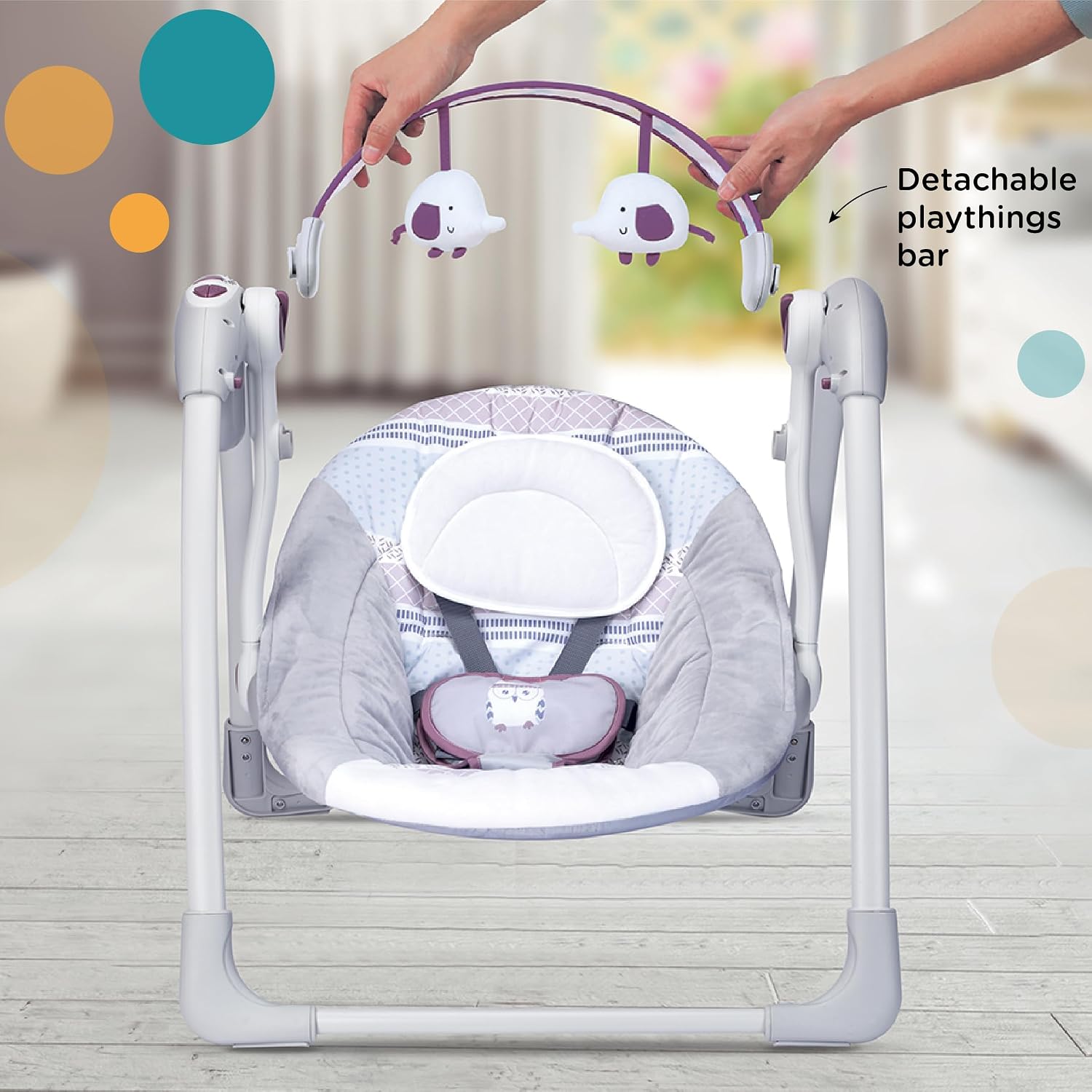 Mastela Deluxe Portable Swing, Multicolour