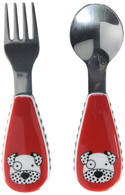 Skip Hop Zoo Utensils Fork & Spoon, 2 Count (Pack of 1) (252365)