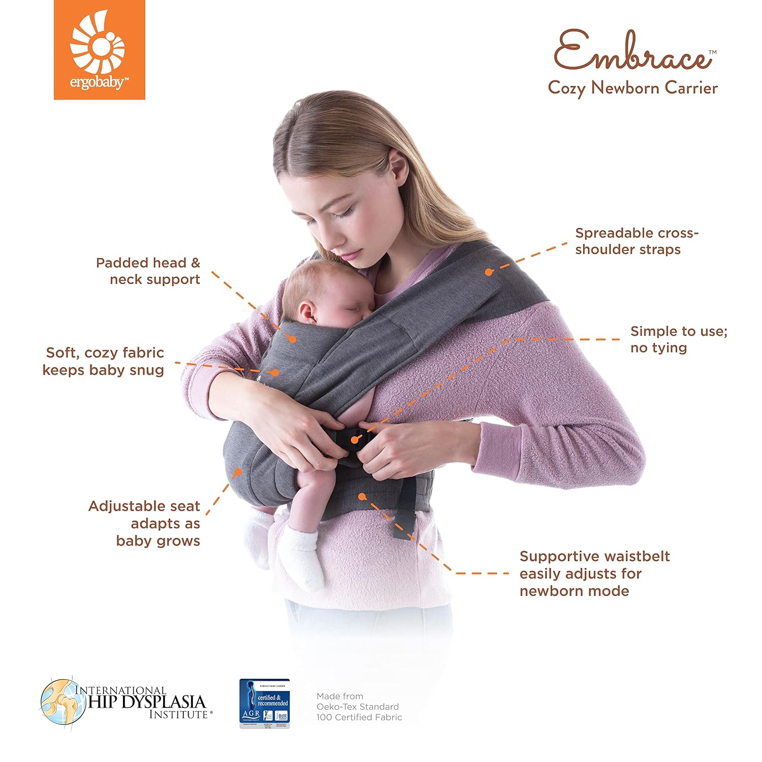 Ergobaby Embrace Carrier Mesh - Soft Air Mesh Blue