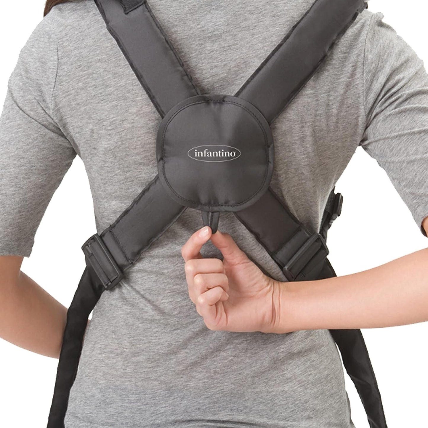 Infantino Swift Classic Carrier Light and Compact, 2 Ways to Carry, Can Carry (3.6-11.3 Kgs), Black