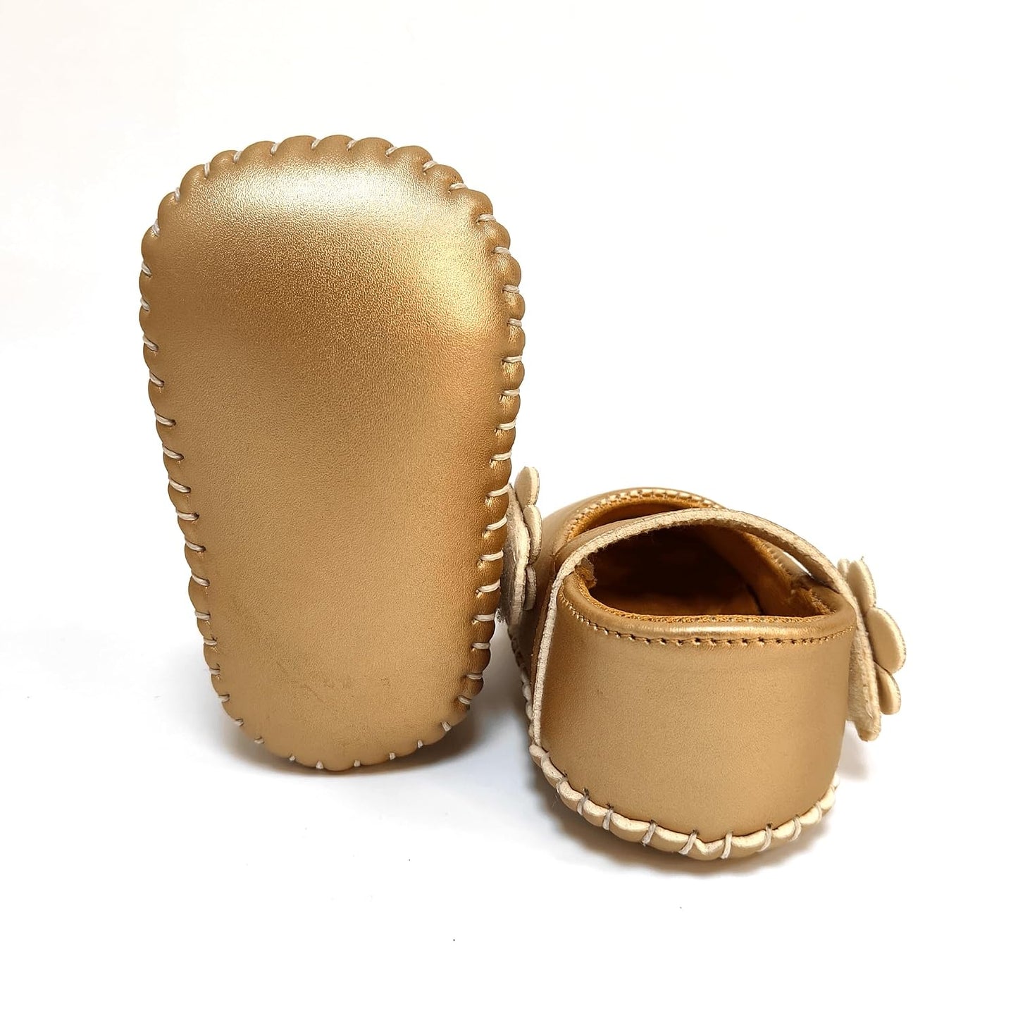 Nuluv Infant Girl's Kids Shoes Booties for Baby Girls| Golden