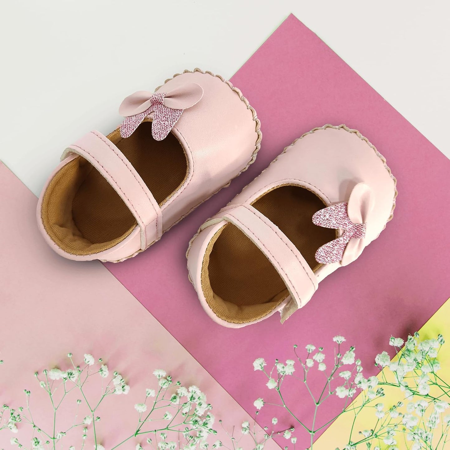 Nuluv Infant Girl's Kids Shoes Booties for Baby Girls |1 Pair| Pink