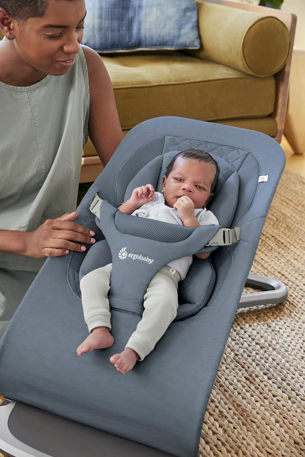 Ergobaby Evolve Bouncer Knit - Charcoal Grey