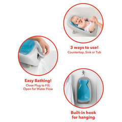 Skip Hop Moby Bath Rinse Cup: Tear-Free Waterfall Rinser, Blue(Pack of 1)