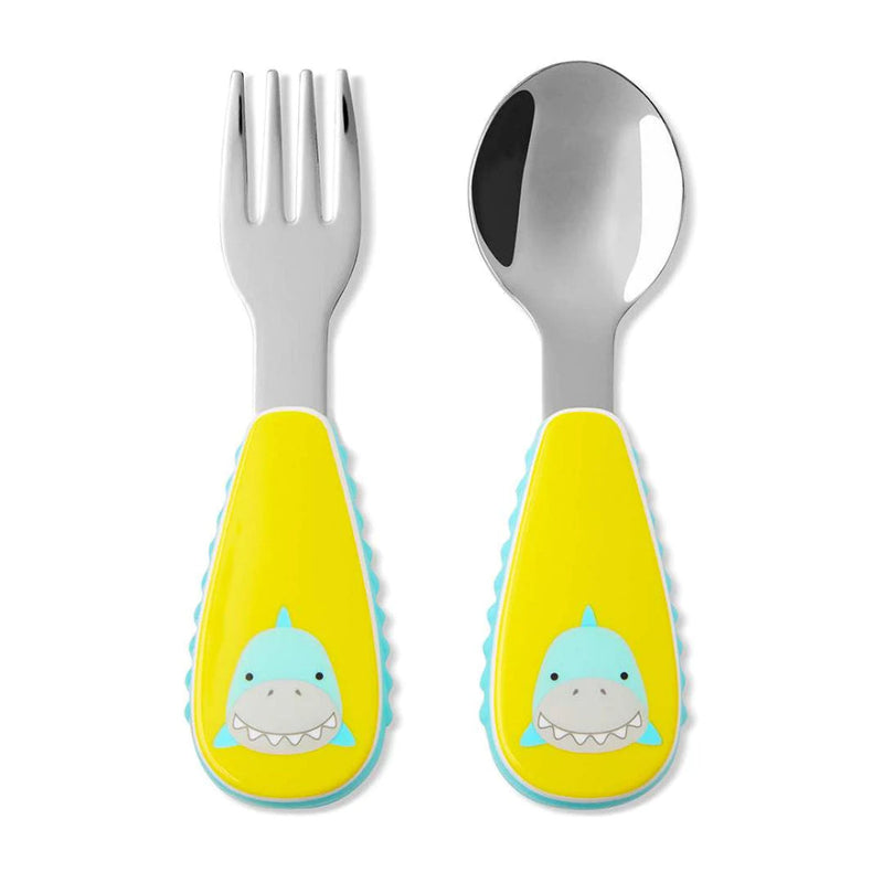 Skip Hop Zoo Utensils Fork & Spoon, Multicolor, 3.3 x 10.79 x 19.05