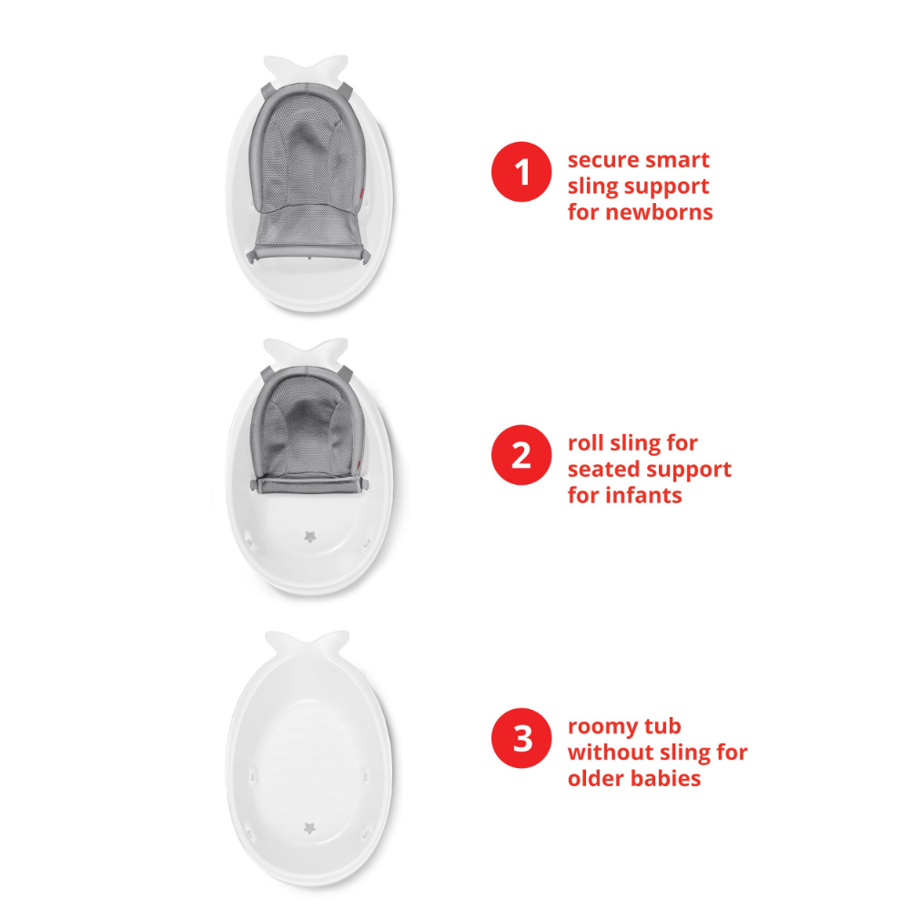 Skip Hop Moby Bathtub with Sling, Blue
