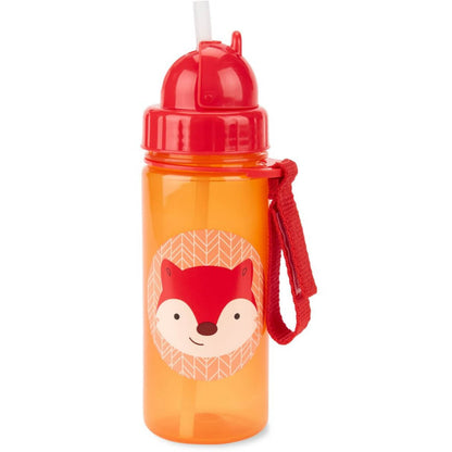 Skip Hop Zoo Straw Bottle - Bpa-Free Skip Hop Bottle with an Easy Grab Strap (13 Oz, Bee)