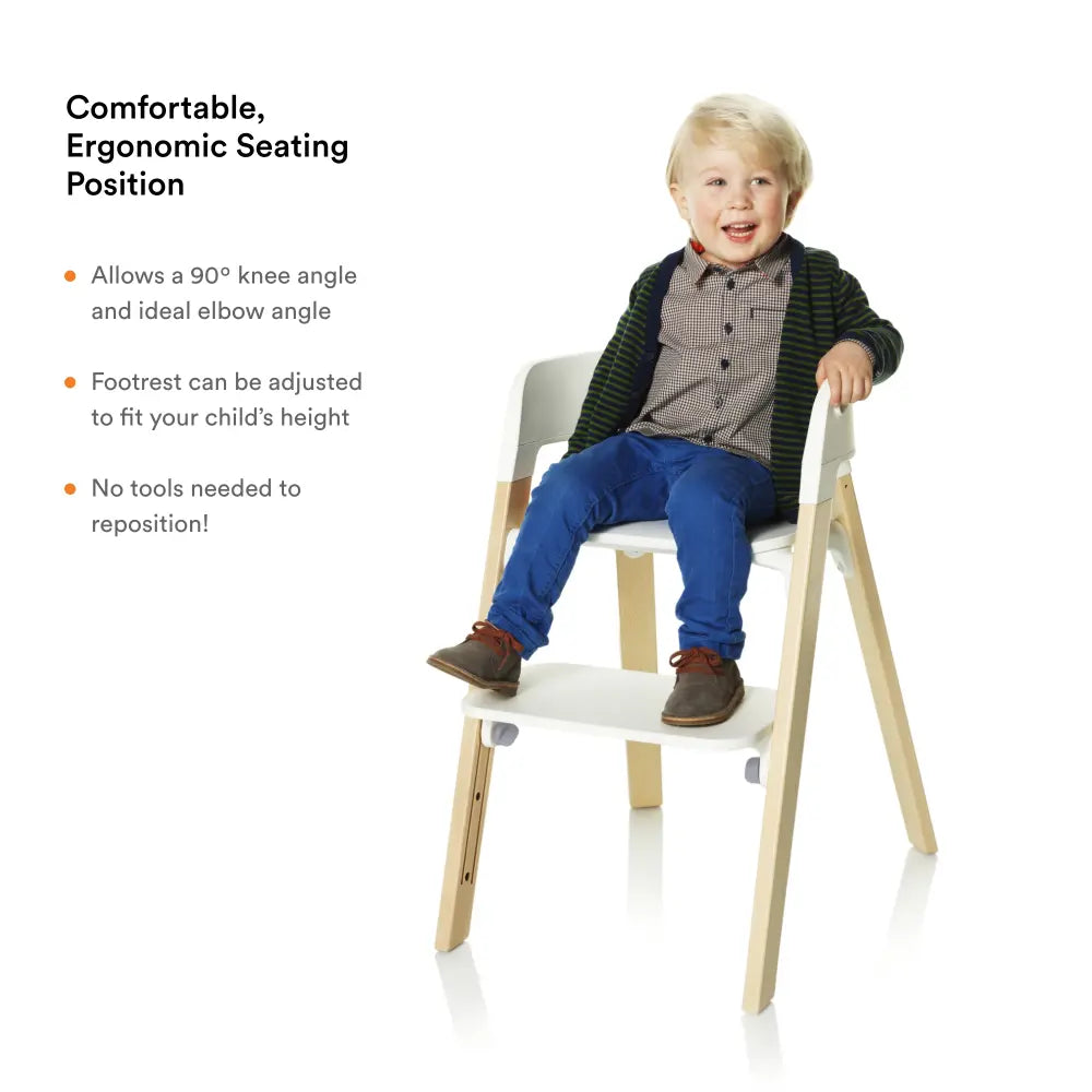 Stokke Steps High Chair - Black Warm Brown