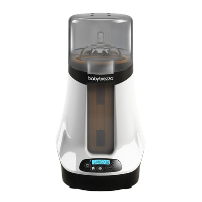 Baby Brezza Sterilizer Safe+ Smart Baby Bottle Warmer (Birth to 36 Months) White