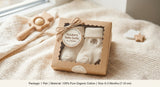 Ultra-Soft 100% Pure Cotton Newborn Baby Socks (0-3 Months)