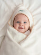 Malabar Baby Bamboo Cotton Pom Pom Hooded Towel