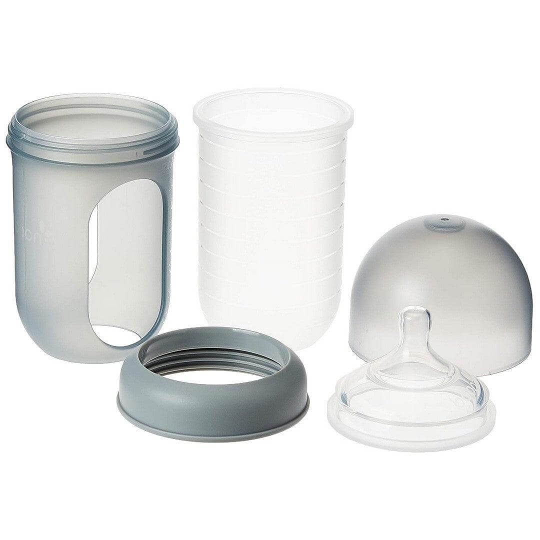 Boon Nursh 8Oz Grey Color Feeding Bottle || Birth+ to 12months