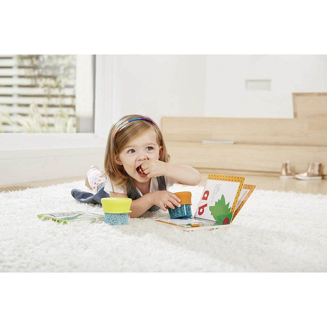 Boon Yellow & Orange Snug Snack Cup || 3months to 12months