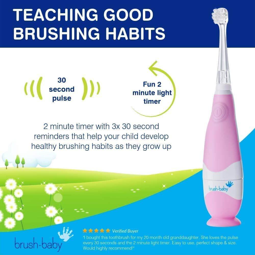 Brush Baby Babysonic Electric Toothbrush || Birth+ to 36months