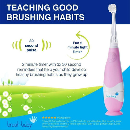 Brush Baby Babysonic Electric Toothbrush || Birth+ to 36months