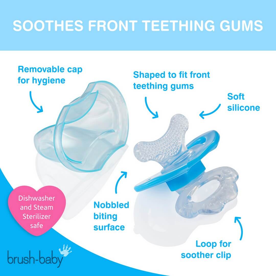 Brush Baby Front Ease Teether & Rattle || 3months To 1years