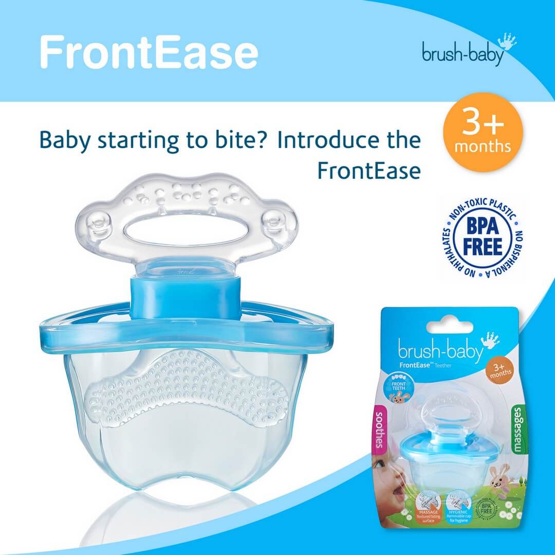 Brush Baby Front Ease Teether & Rattle || 3months To 1years