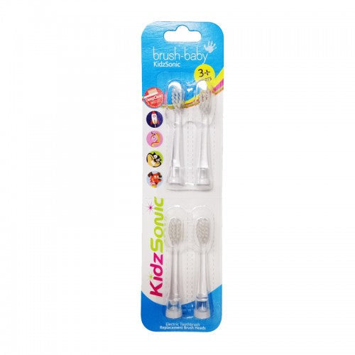 Brush Baby Kidz Sonic Replacement Heads || Birth+ to 36months