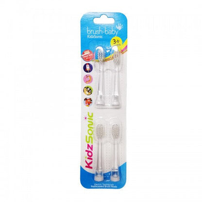 Brush Baby Kidz Sonic Replacement Heads || Birth+ to 36months