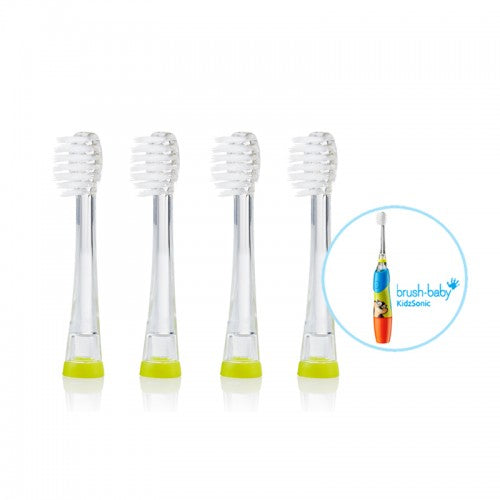 Brush Baby Kidz Sonic Replacement Heads || Birth+ to 36months