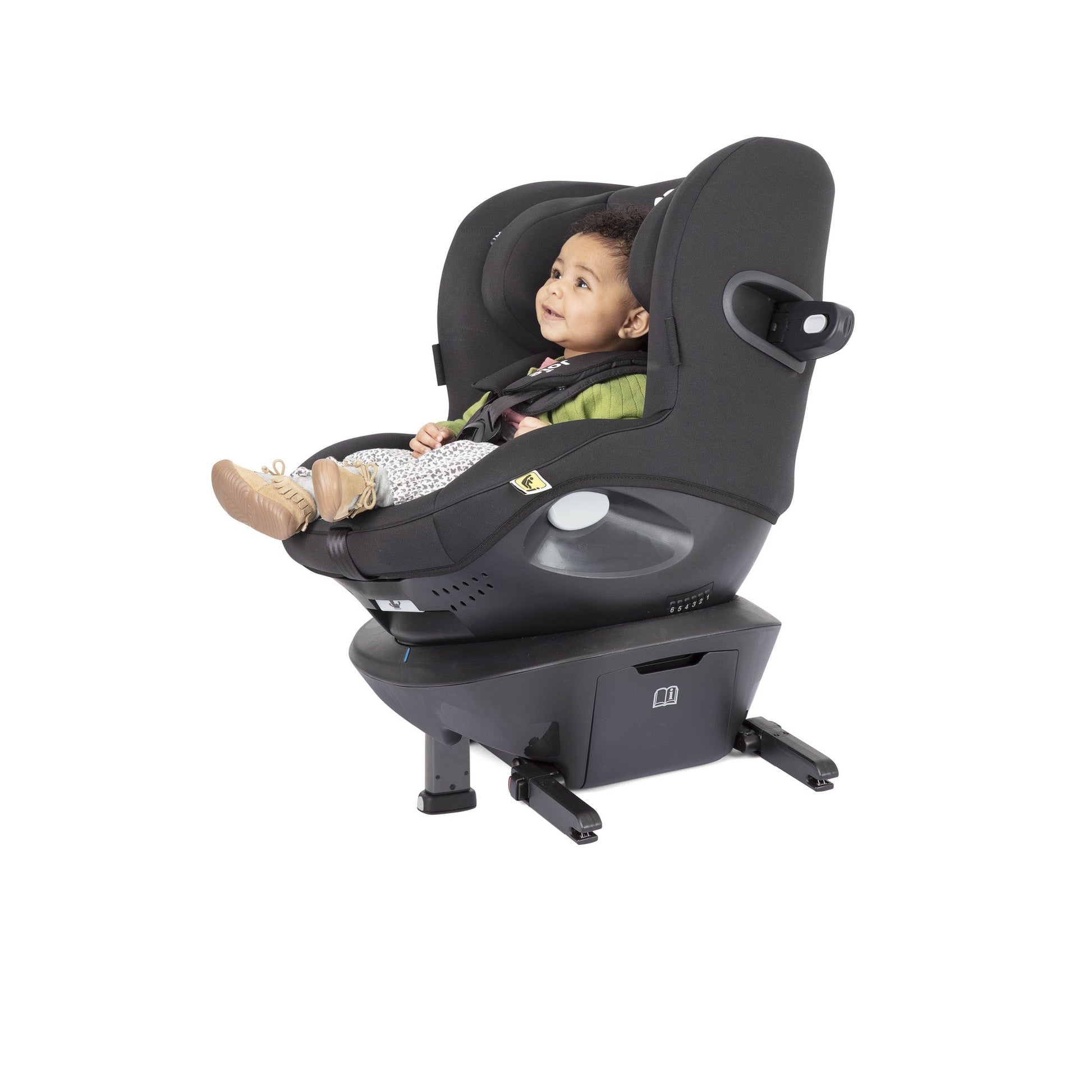 Joie I-Spin Safe Baby Seat Coal Birth to 48 Months Open Box