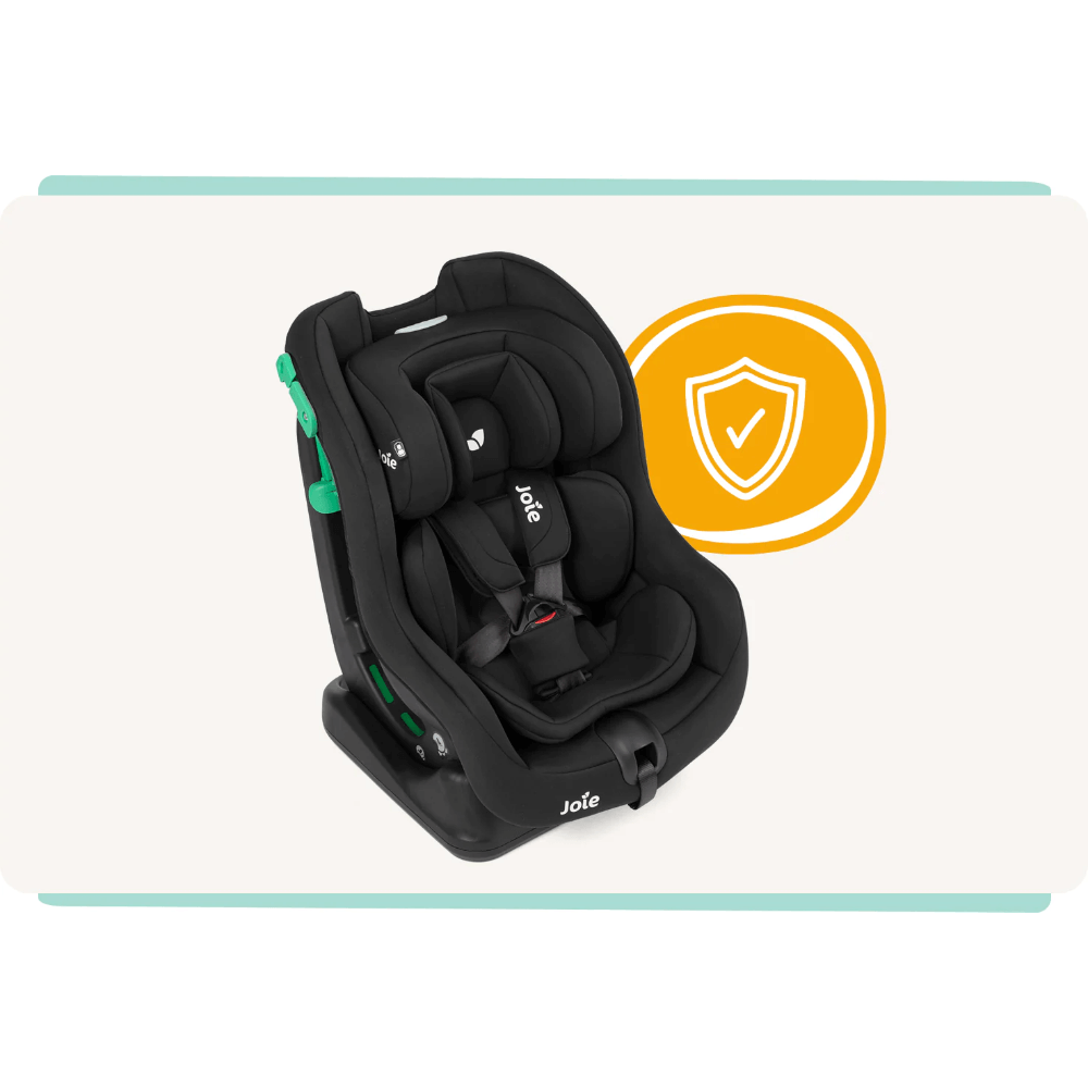Joie Steadi R129 Car Seat - Baby Car Seat R129 Certified, Side Impact Protection, Rear and Forward Facing Car Seat for 0 to 4 Years Age with 5-Point Harness and 4 Recline Positions