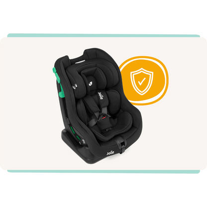 Joie Steadi R129 Car Seat - Baby Car Seat R129 Certified, Side Impact Protection, Rear and Forward Facing Car Seat for 0 to 4 Years Age with 5-Point Harness and 4 Recline Positions