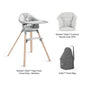 Stokke Clikk High Chair Bamboo - White