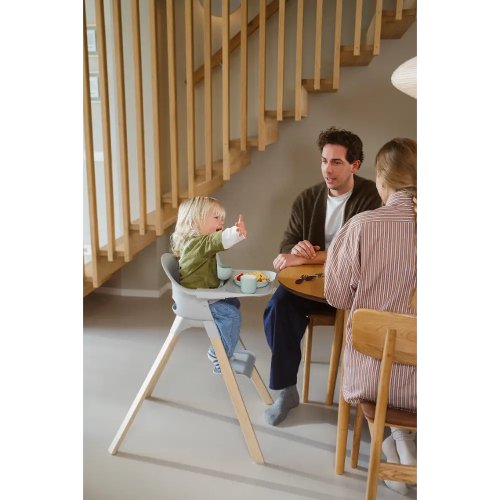 Stokke Clikk High Chair Bamboo - White