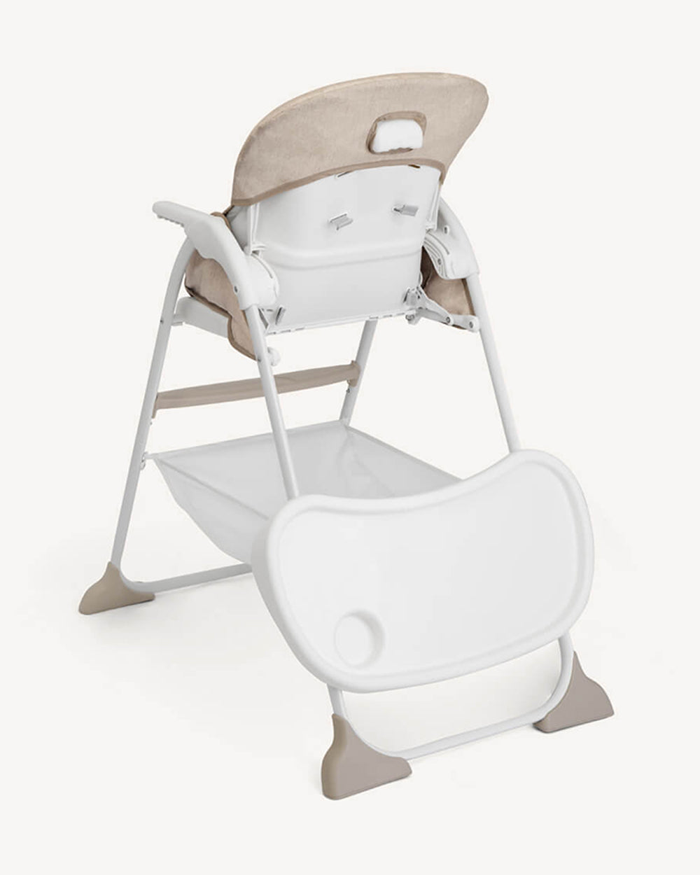 Joie Mimzy Snacker High Chair for Baby-Feeding Chair with A One-Hand Fold, 3-Position Seat Recline & 5-Point Harness System (6 Months to 15 Kg), Alphabet ABC