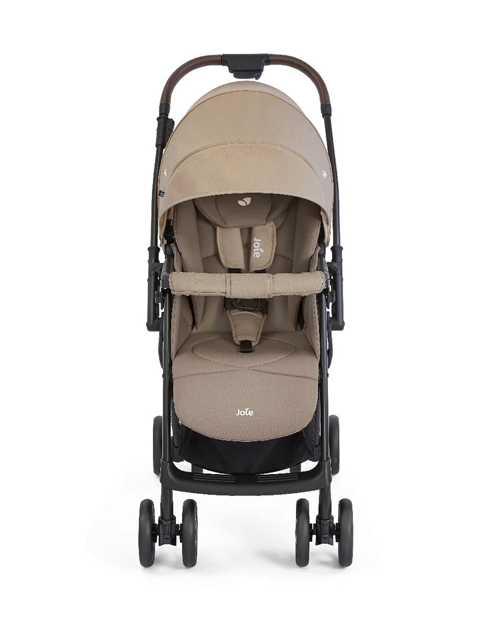Joie Mirus Lightweight Baby Stroller - Pram with Reversible Handle, Hand Brake and One-Hand Fold, Buggy for Kids 0-2 Years (Upto 17.5 Kg) - Dark Pewter