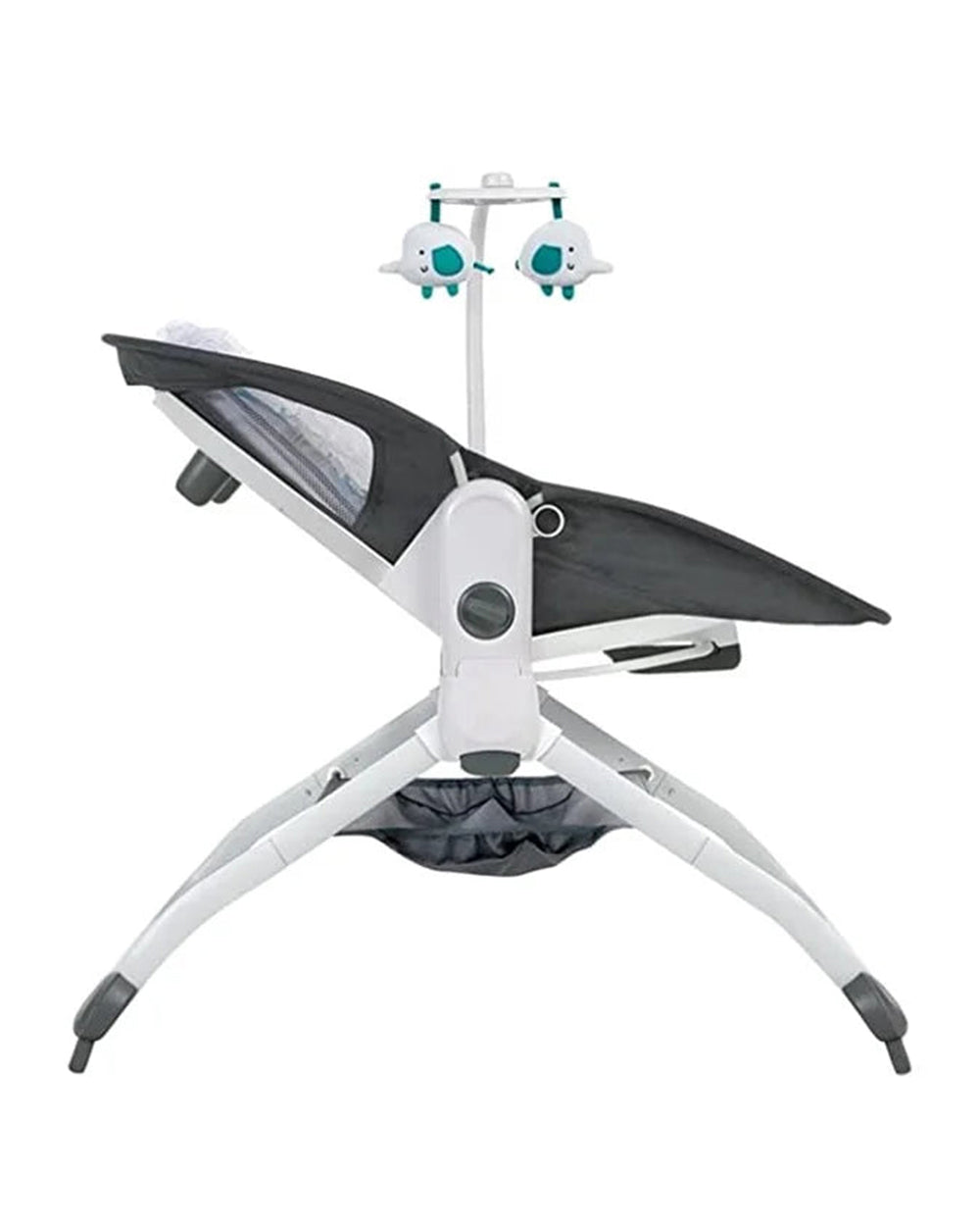 Mastela 6 in 1 Multi-Function Bassinet with 3 Point Harness and 3 Height Adjustment Removable Music and Vibration Unit