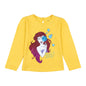 Disney Mermaid Full Sleeve T-Shirt Glitter Print With Back Keyhole