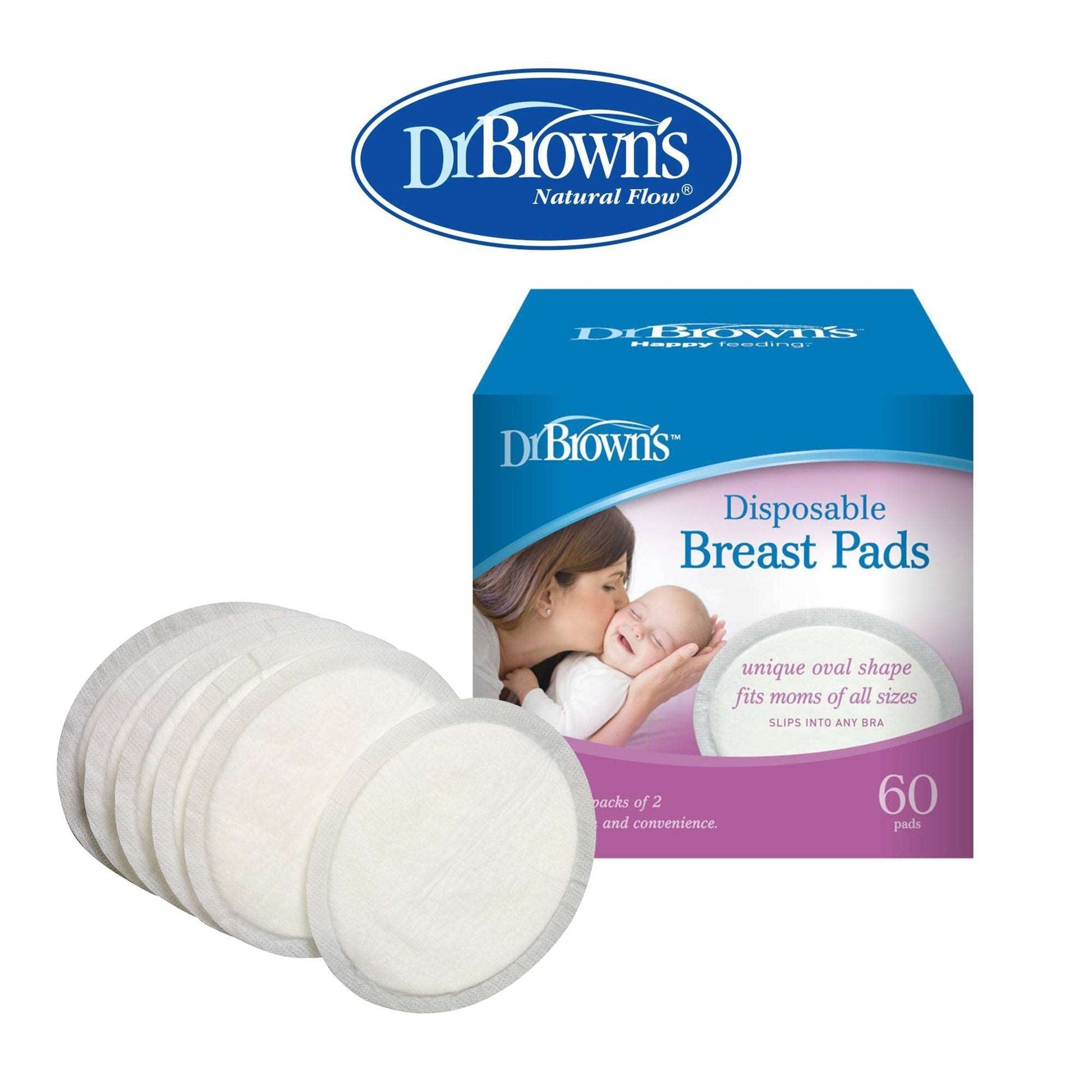Dr.Brown's Disposable Breast Pads | 60-Count