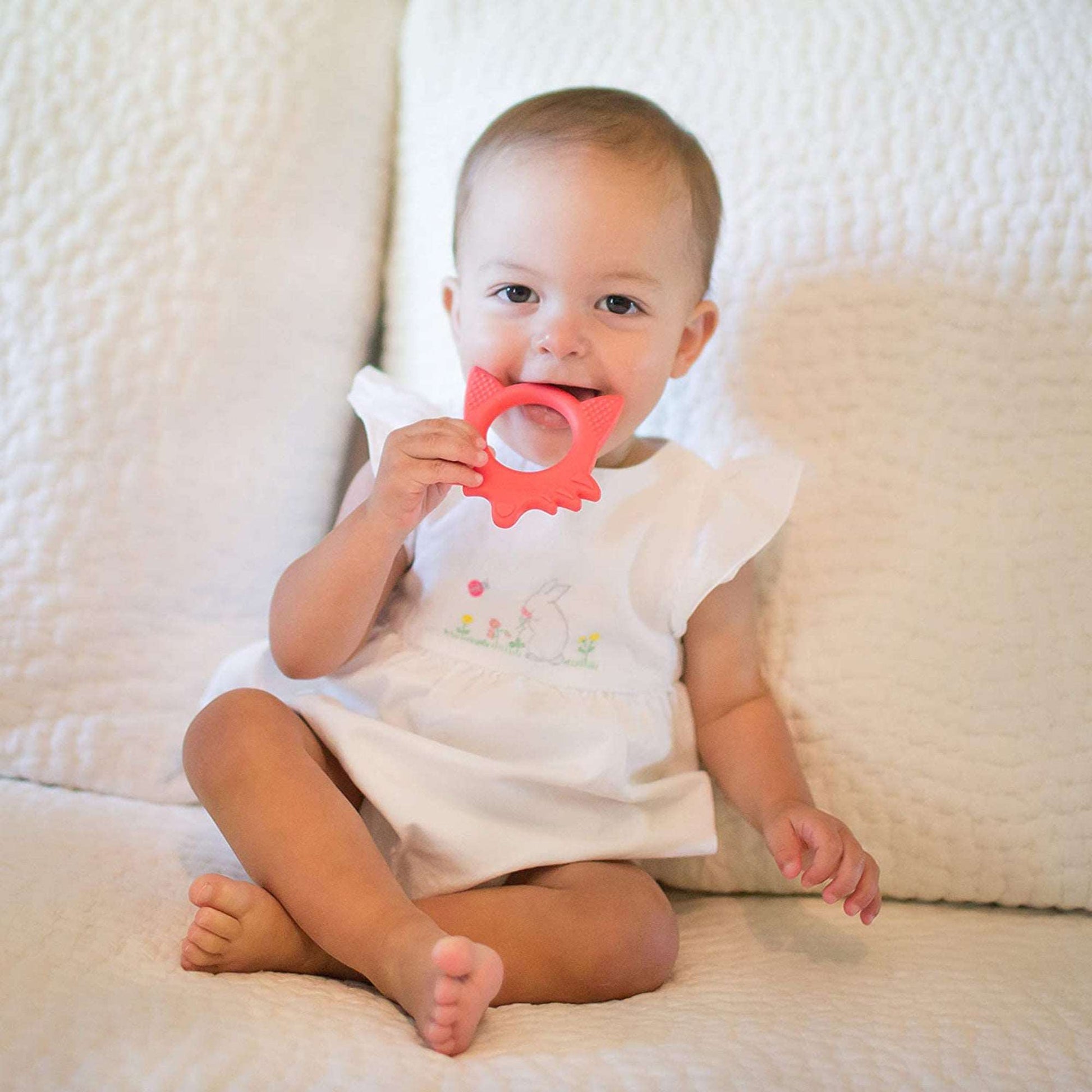 Dr.Brown's Flexees Friends Fox Teether || Used for 3months to 12months