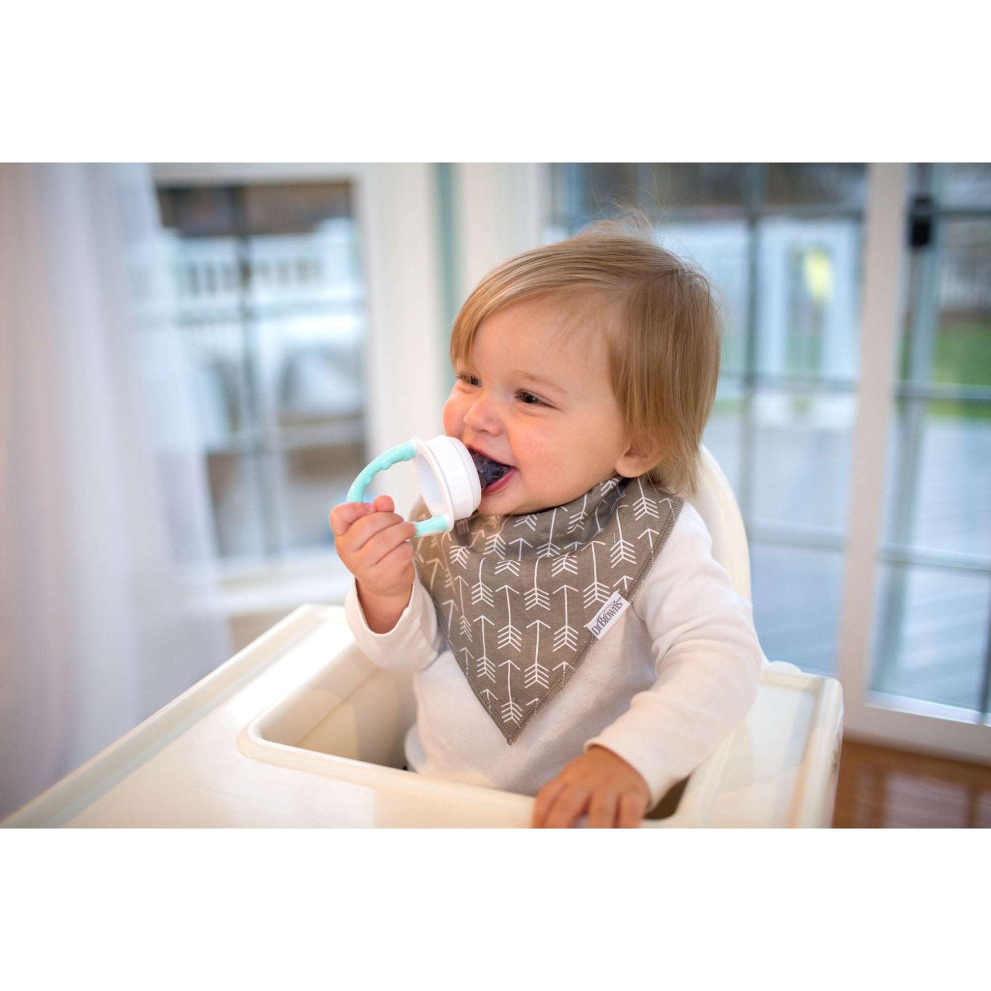 Dr. Brown's Fresh Firsts Silicone Feeder (4 to 12 Months) Mint - Open Box
