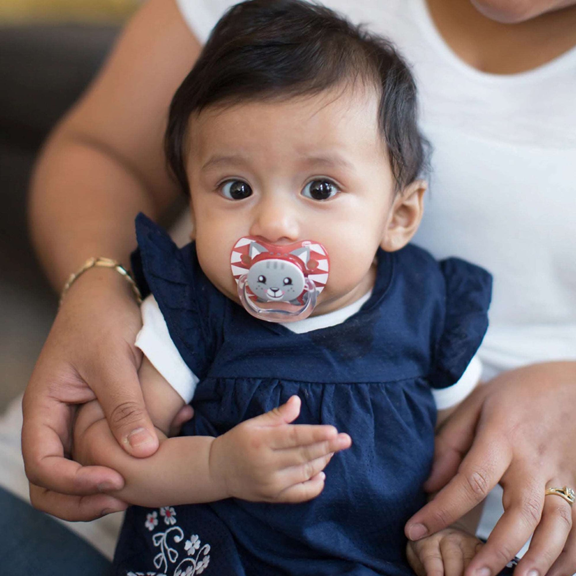 Dr.Brown's Green PreVent Printed Shield Soother || Stage 2 || Pack of 2 || Used of 6months to 12months