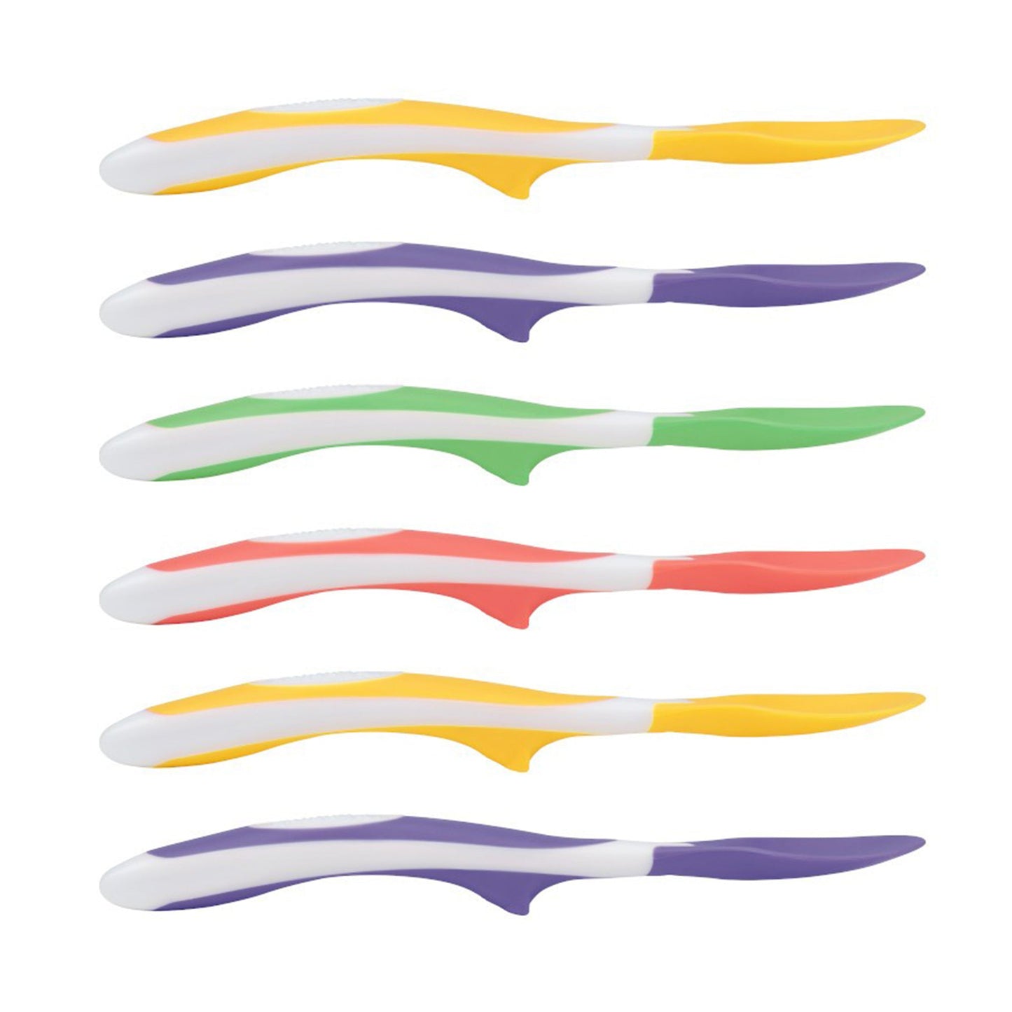 Dr. Brown's Soft Tip Spoons 6-Pack (4 to 12 Months) Multicolor - Open Box