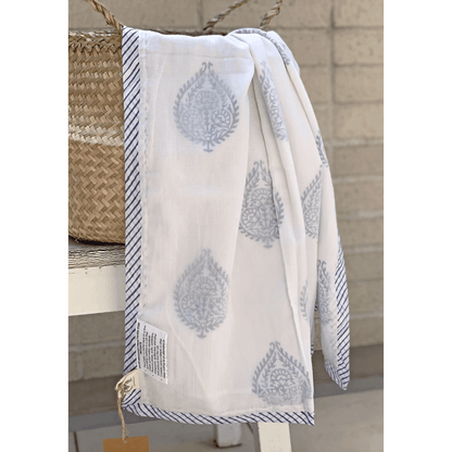 Malabar Baby Fort Blue Cotton Dohar