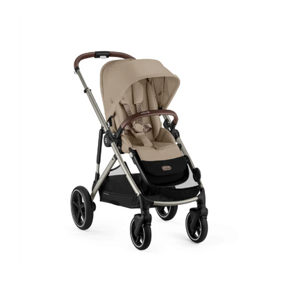 Cybex Gazelle S Stroller - Moon Black Black Frame