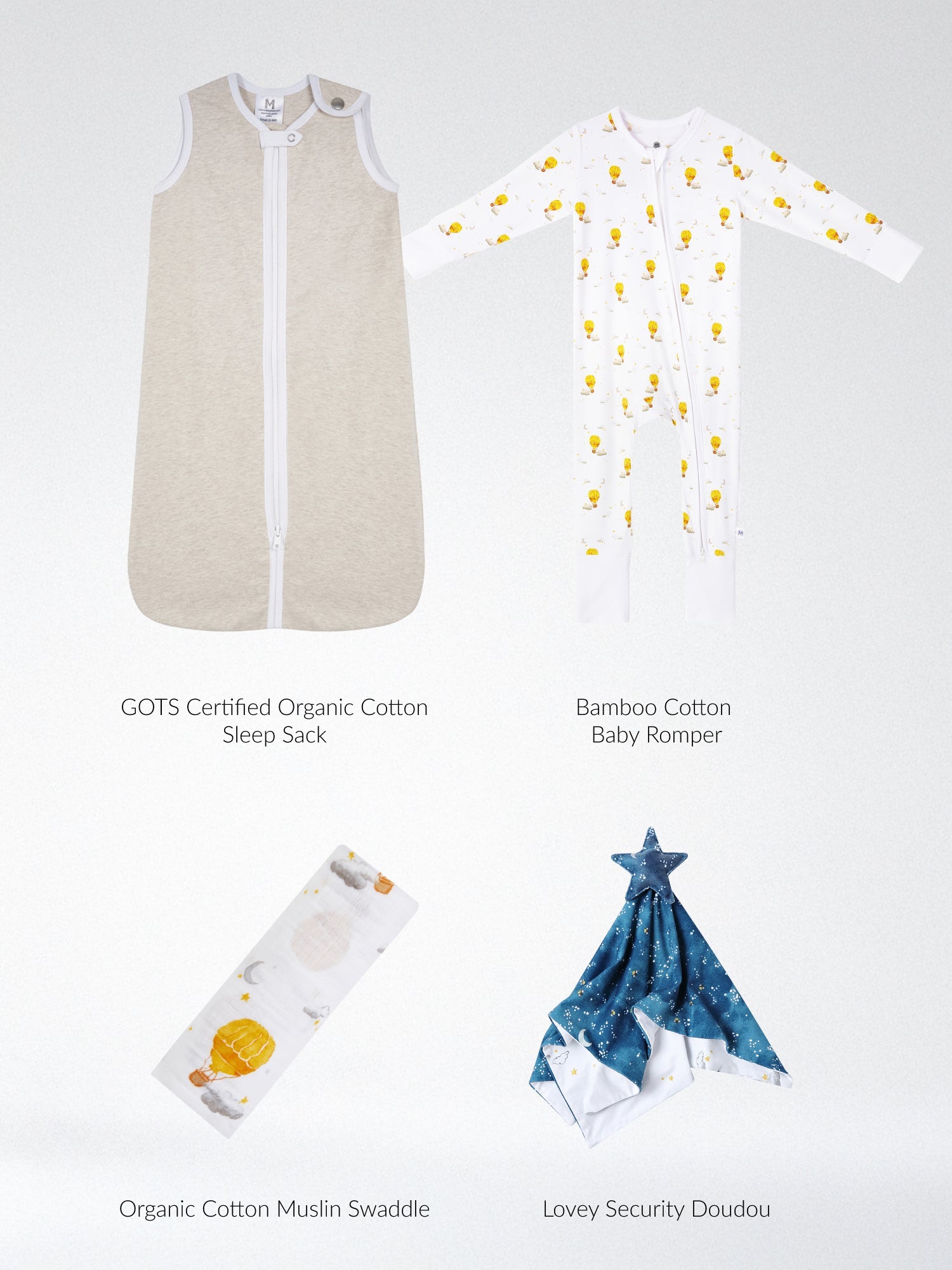 Malabar Baby Snuggle and Sleep Gender Neutral Gift Set