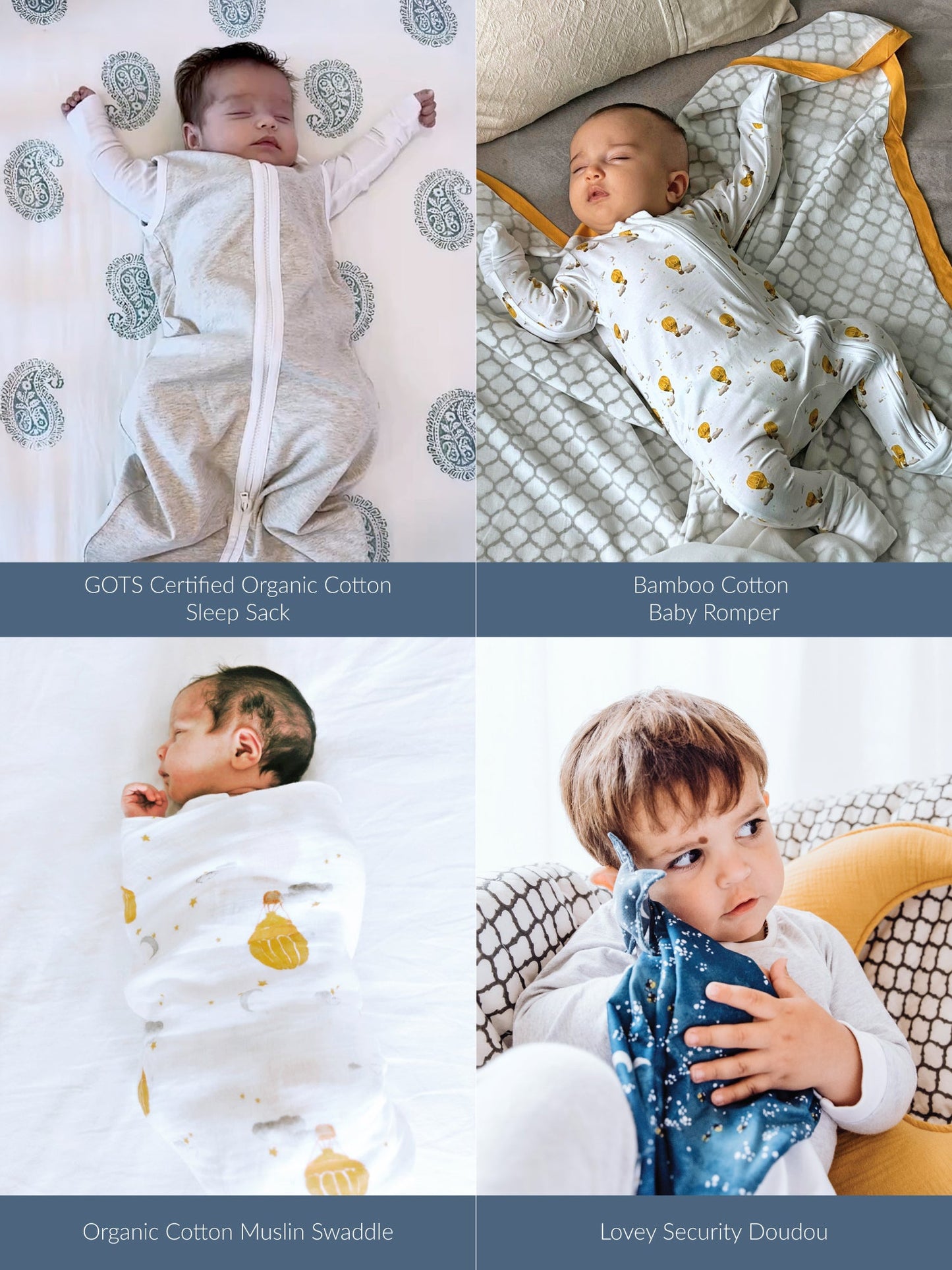 Malabar Baby Snuggle and Sleep Gender Neutral Gift Set