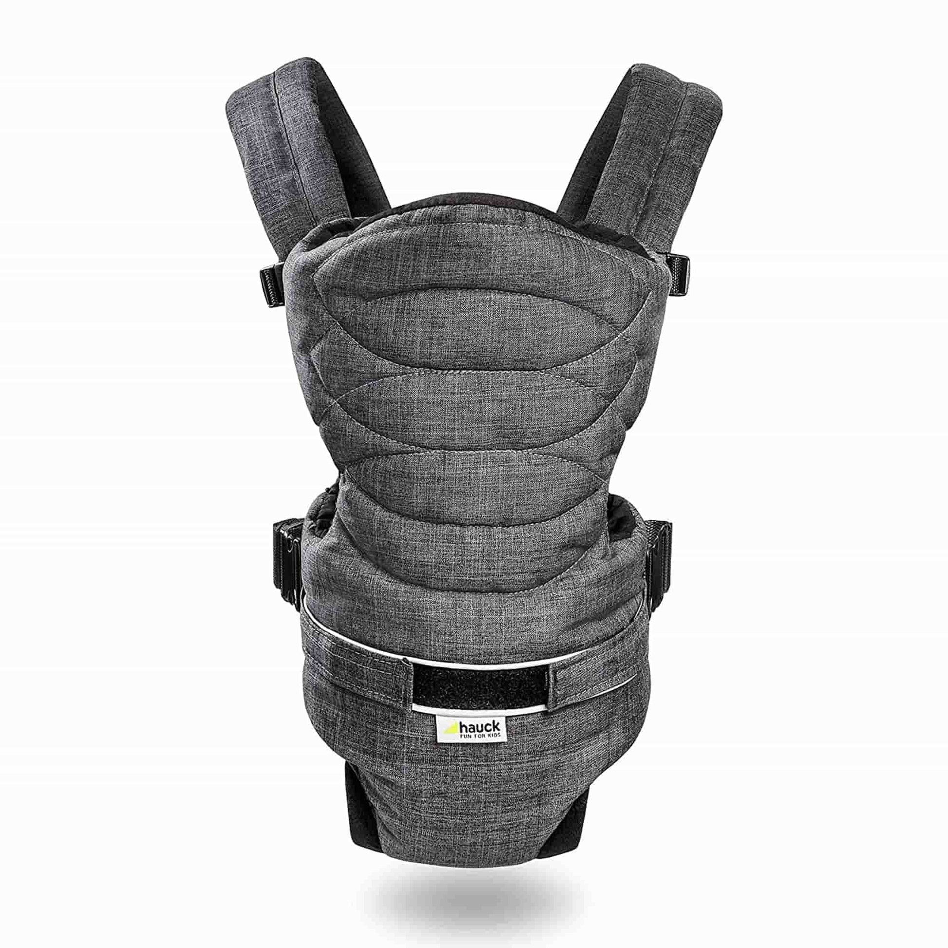 Hauck 2 Way Carrier Baby Carrier Melange Charcoal Birth+ to 9M