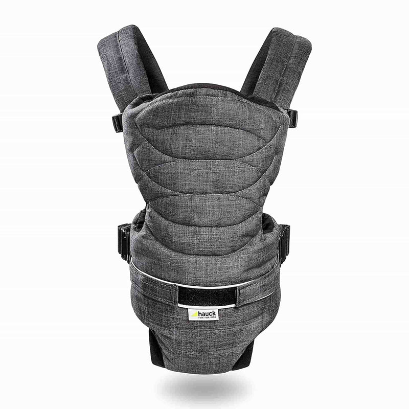 Hauck 2 Way Carrier Baby Carrier Melange Charcoal Birth+ to 9M